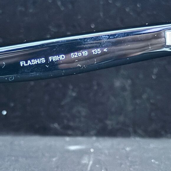 Jimmy Choo Flash/S F18HD Black Silver Glitter Sunglasses - Picture 8 of 9